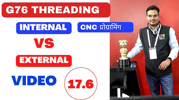 g76 threading cycpe - internal threading - external threading program - cnc threading program