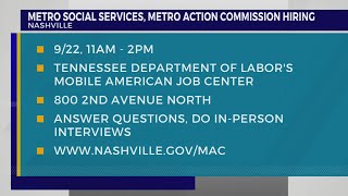 Metro Social Services, Metro Action Commission hiring workers