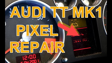 DIY Audi TT MK1 Instrument Cluster Pixel Repair Instructions