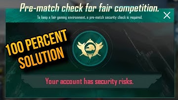 Fix ultimate royale Security Risk Issue Easy Steps | How to fix ultimate royale error in PUBG