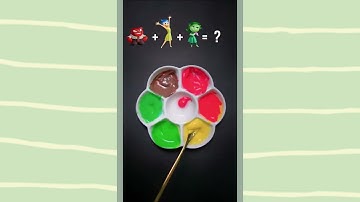 Best ASMR Color Mixing | Inside Out and Finding Nemo