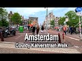 Amsterdam A Nice Cloudy Day Out Kalverstraat Walk  |5k 60 | UHD Amsterdam Sounds