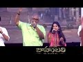 Keeravani song live performance  baahubali title song  audio launch live
