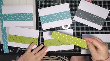 Tutorial - Craft with Me. Easy Bulk cards  no dies  Uniquely Creative Rainforest Retreat
