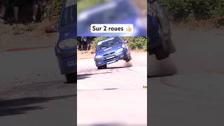 Saxo Vts Rallye 2 roues #automobile #pourtoi #rally #wrc #crash
