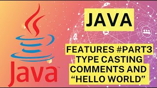 #day4 Java Features #part3  , Type Casting, Comments, and our First java Program