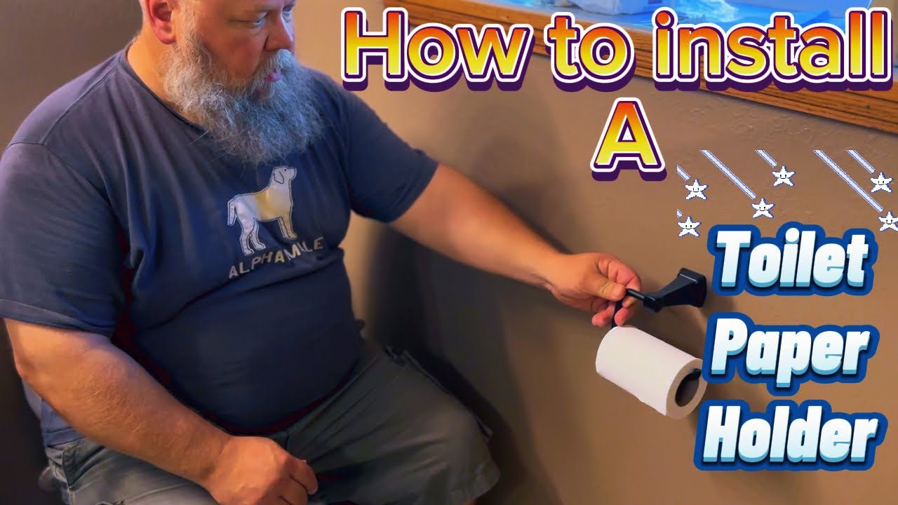 How to INSTALL/CHANGE Toilet Paper Holder Super Simple! YouTube