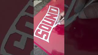 Watch This Beautiful Lettering Painting  shorts art signpainting
