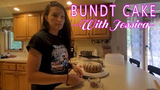 In The Kitchen With Jessica!  4th of July Bundt Cake
