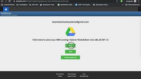 Fedora online saving session in OnWorks