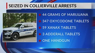 8 arrested in Collierville for possession of firearms, drugs