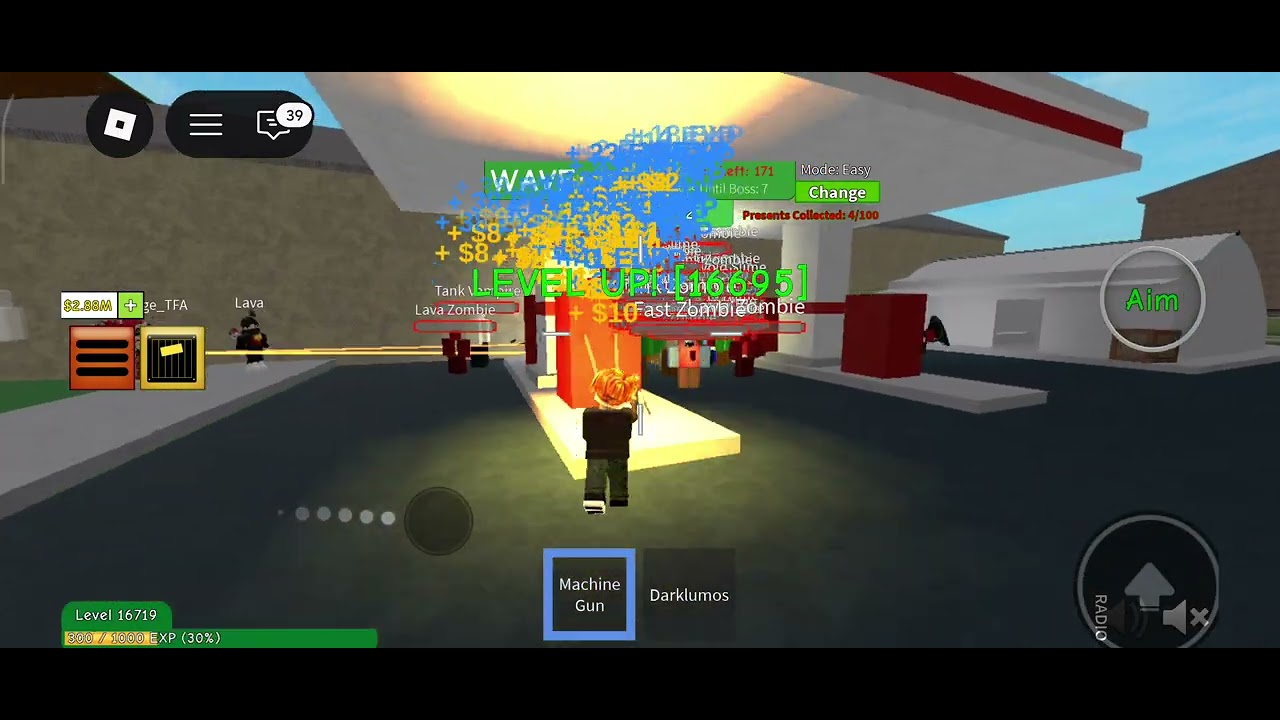 Solo Nuke by Lava, Wave 93 | Zombie Attack Roblox