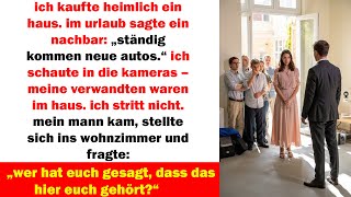 sie besetzten heimlich mein haus – doch was mein mann im wohnzimmer sagte, ließ alle verstummen