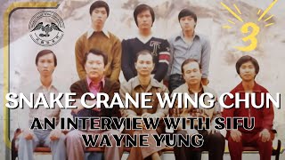 Snake Crane Wing Chun - An Interview with Sifu Wayne Yung (Episode 3) #wingchun #martialarts #kungfu