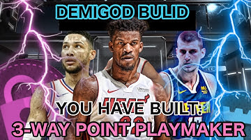 BEST POINT FORWARD BUILD ON NBA 2K22! NEW 2-WAY ISO "POINT GOD" IS GAMEBREAKING!!