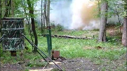 Shooting 5 lbs of tannerite exploding targets with a Savage .270