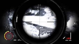 SNIPER ELITE III - TestiKill #10 LIGHTNING STRIKE BLINDLY THROUGH A TENT DICK SHOT SPECTACULAR!!!!!