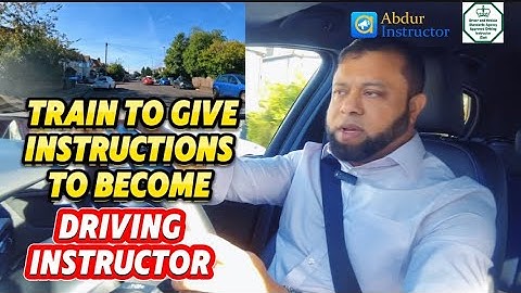 Train To Give Instructions To Become Driving Instructor | ADI Part 3 | Learn To Instruct