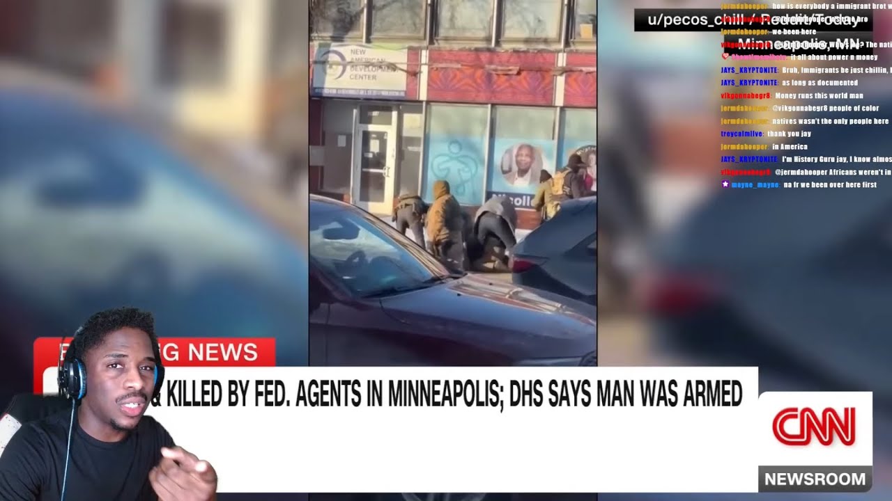 REACTING TO Man shot and killed by federal agents in Minneapolis! - YouTube