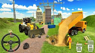 Mega Machines Construction Simulator 2021 - Highway Road Construction - Android Gameplay screenshot 5