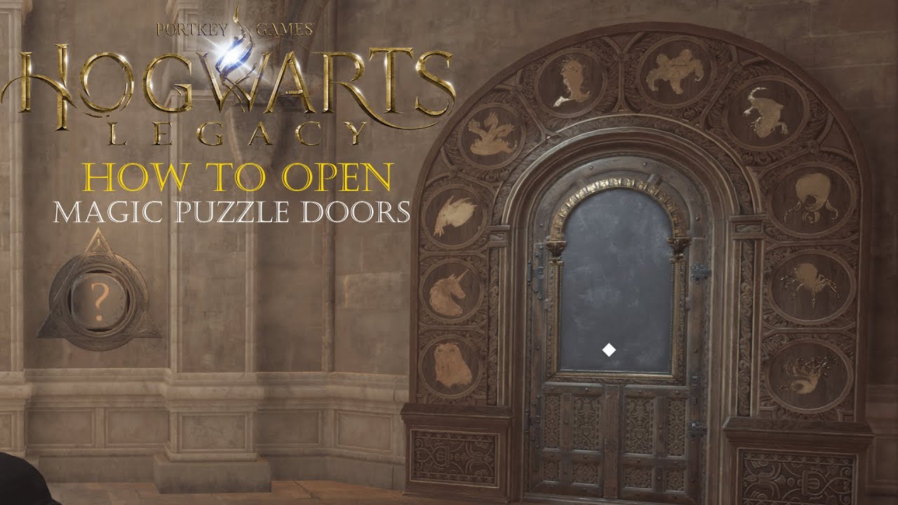 Hogwarts Legacy - A Step-by-Step Guide to Opening the Magic Puzzle Door.