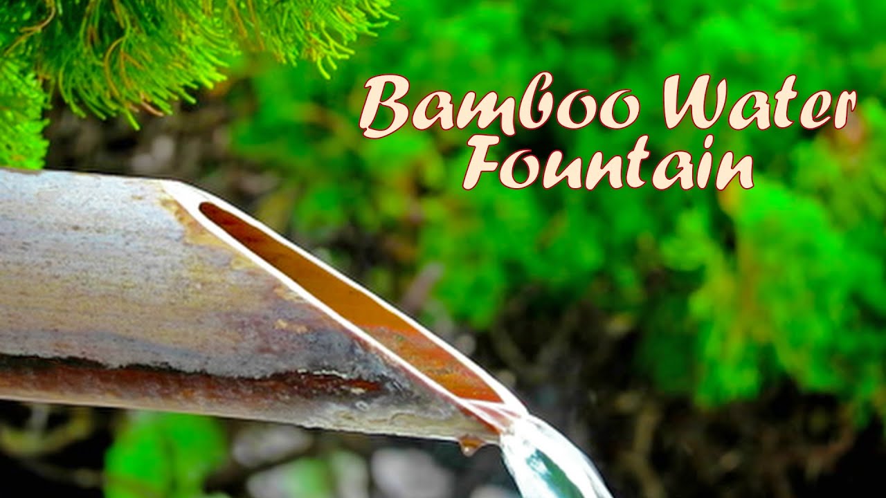 Bamboo Water Fountain 4 Hours Easy Sleep YouTube
