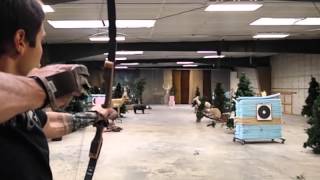 Slowmotion 30 yard kill shot #hunting #bowhunting #killer #killshot