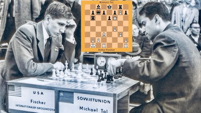 Bobby Fischer 16 anos x Mikhail Tal no Torneio de Candidatos! Belgrade,  1959 