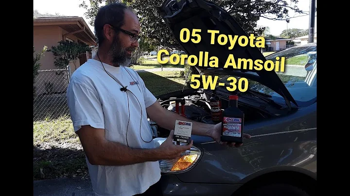 05 Toyota Corolla Amsoil Oil & Filter change/ Verse of the Day