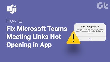 How To Fix Microsoft Teams Meeting Links Not Opening in App | Teams Meeting Links Not Working?