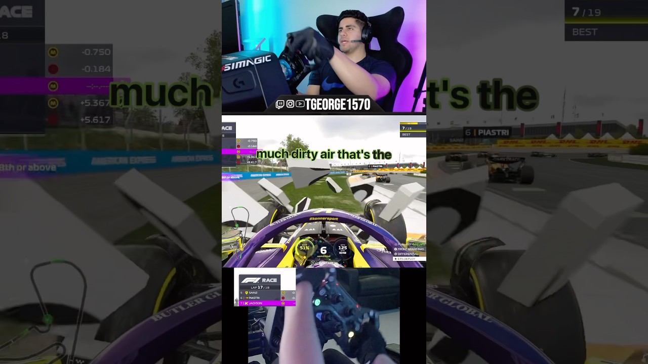 DIRTY AIR IN F1 25 IS SO MUCH STRONGER 