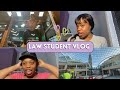 LAW STUDENT VLOG | GRWM, gym, stationary shopping and hair