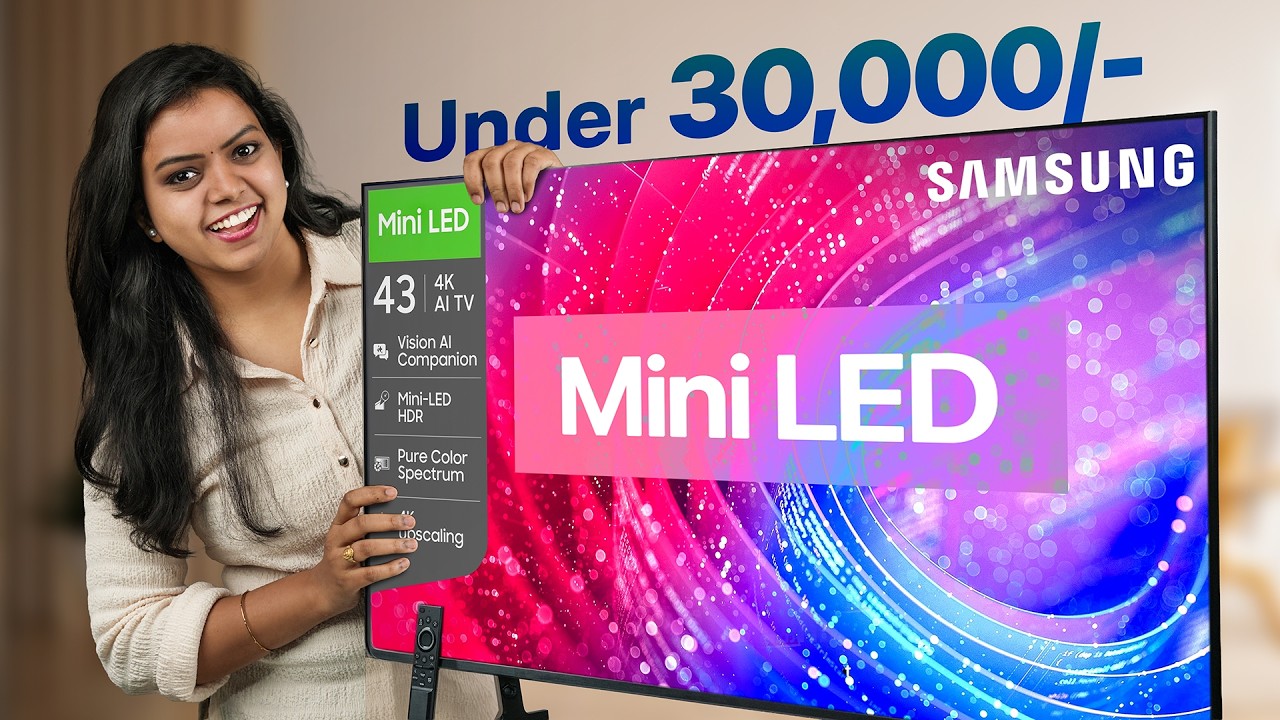 Best 43" TV Under ₹30,000 in 2026? Samsung Mini LED Honest Review