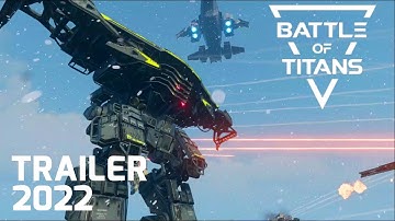 Battle of titans Gameplay Trailer 2022 Android IOS Mech Game