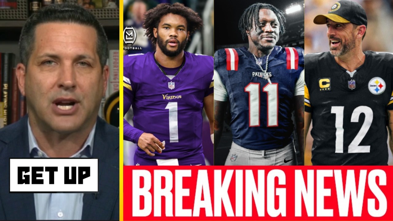 GET UP | Schefter latest on BLOCKBUSTER trade: Murray to Vikings? Brown to Patriots? Rodgers’ future