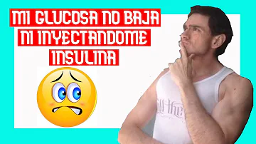 ¿Por qué no baja mi glucemia ni siquiera con insulina?