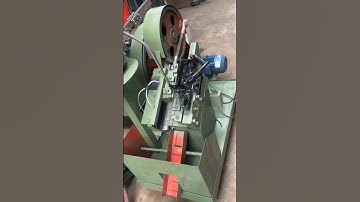 Amazing and miraculousautomatic thread rolling machine works efficiently #screw #bolt #threads #cnc