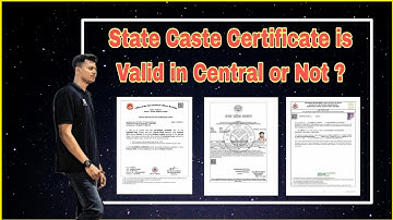How to Know State Caste Certificate is VALID or NOT | #castecertificate #ssc #delhiuniversity #upsc