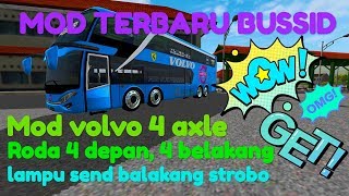 MOD BUSSID TERBARU| VOLVO 4 AXLE DOUBLE DECKER BY WSP.