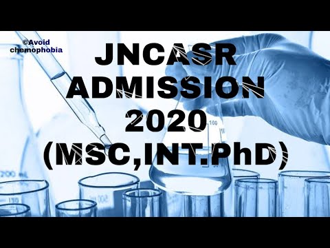 ADMISSION FOR JNCASR 2020 .. HOW TO APPLY?ALL INFORMATION.