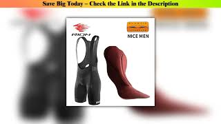 Editor’s Choice RION Elastic Interface Cushion Upgrade Men Cycling Bib Shorts MTB Road Bike Tights•