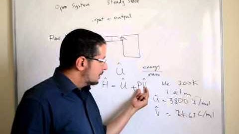 EB04 | Lectures on Energy Balances | Open Systems