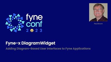 Fyne Conf 2023 3: Adding Diagram-Based UI to Fyne Applications