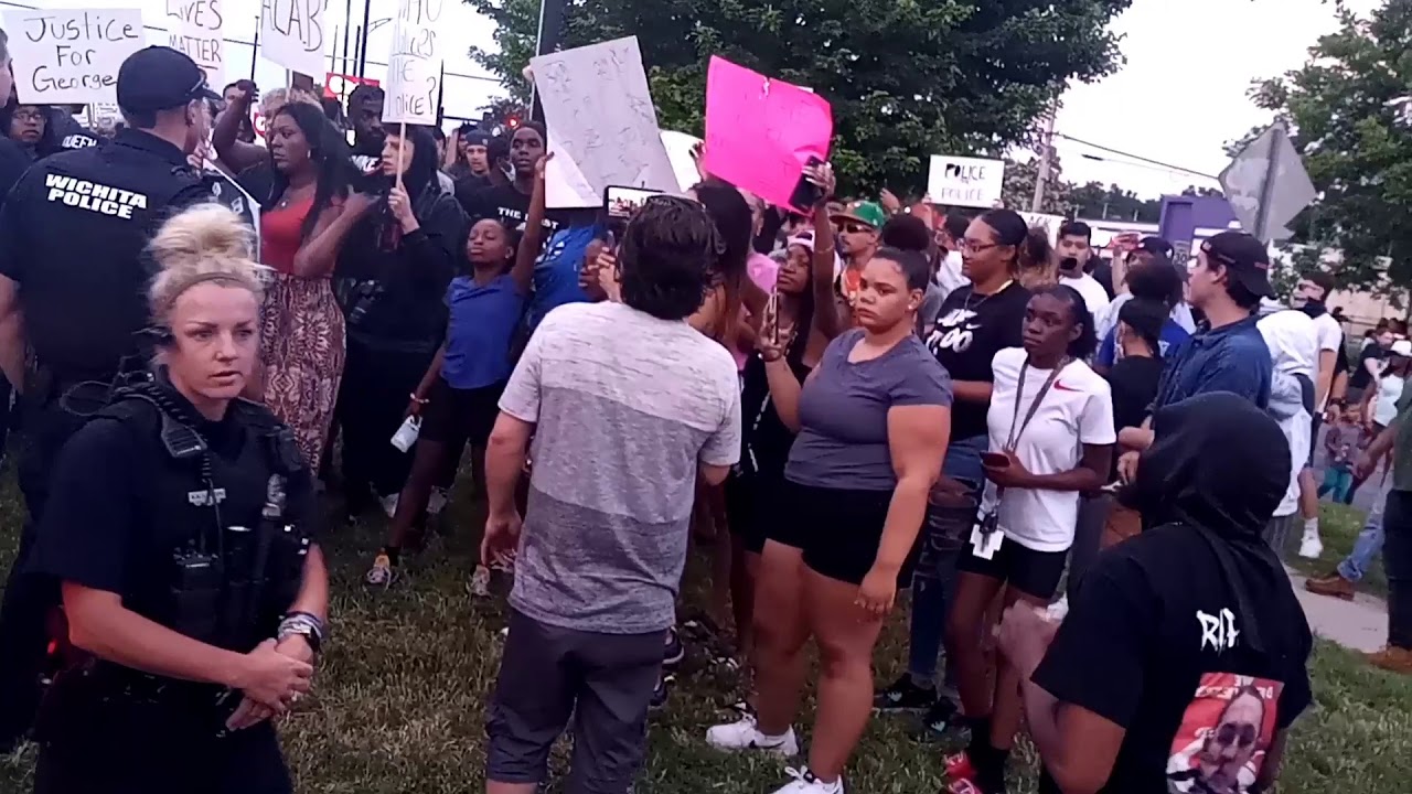 2ND DAY OF GEORGE FLOYD PROTEST MARCHA i PROTESTAS  IN WICHITA K.S