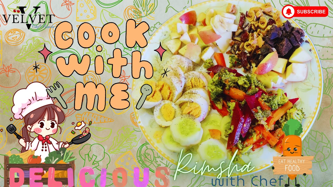 Quick Healthy Lunch Recipe | Fruits, Veggies & Dry Fruits Mix | Easy Creative Meal Idea | 