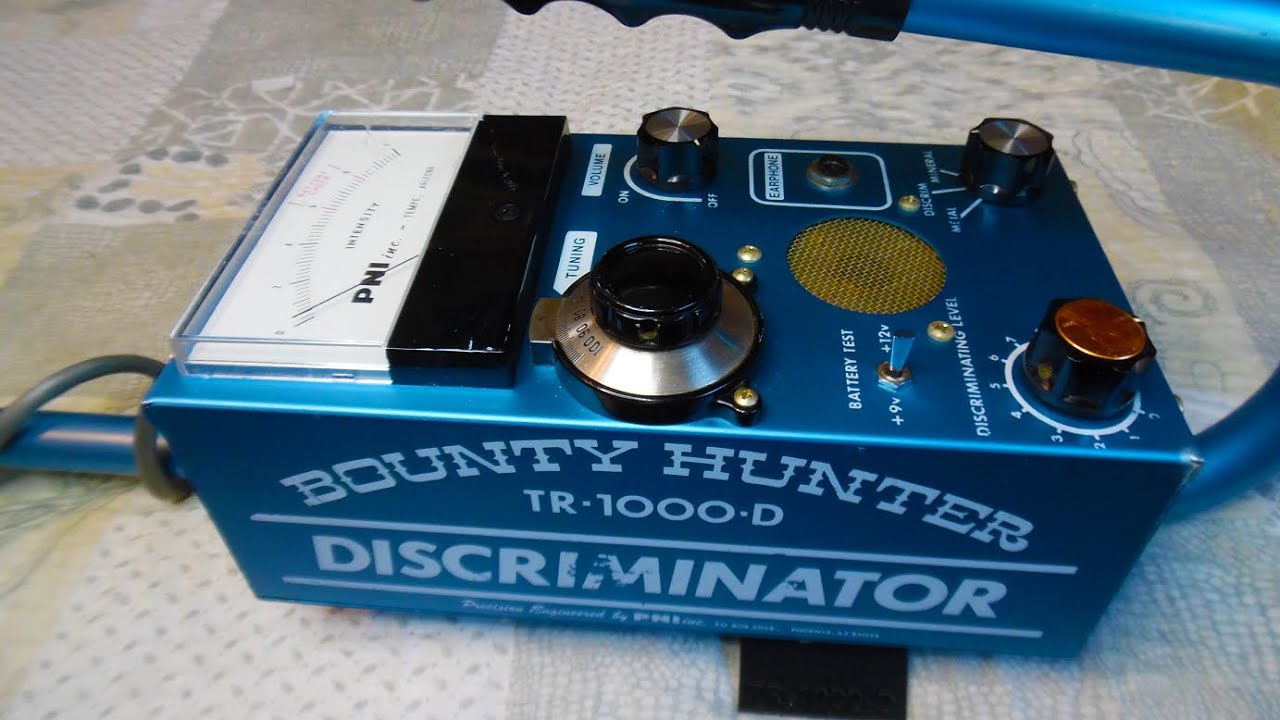 Обзор винтажного металлоискателя TR-1000-D