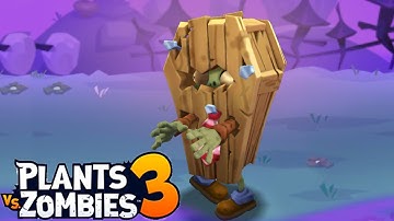 Plants vs. Zombies 3 - Gameplay Walkthrough Part 23 - Coffin Zombie (Graveyard Zombie) (Floor 21)