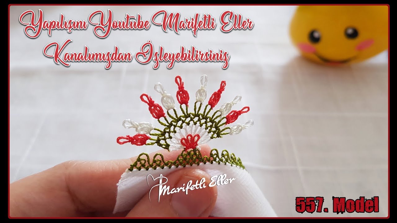 Çok Farklı Muhteşem Bir İğne Oyası Modelinin Anlatımlı Yapılışı | 557. Model