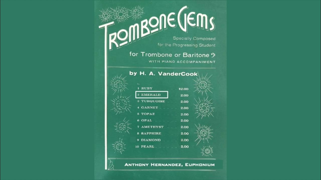 Emerald by VanderCook Euphonium Solo YouTube
