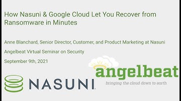 Nasuni & Google Cloud Let You Recover from Ransomware in Minutes